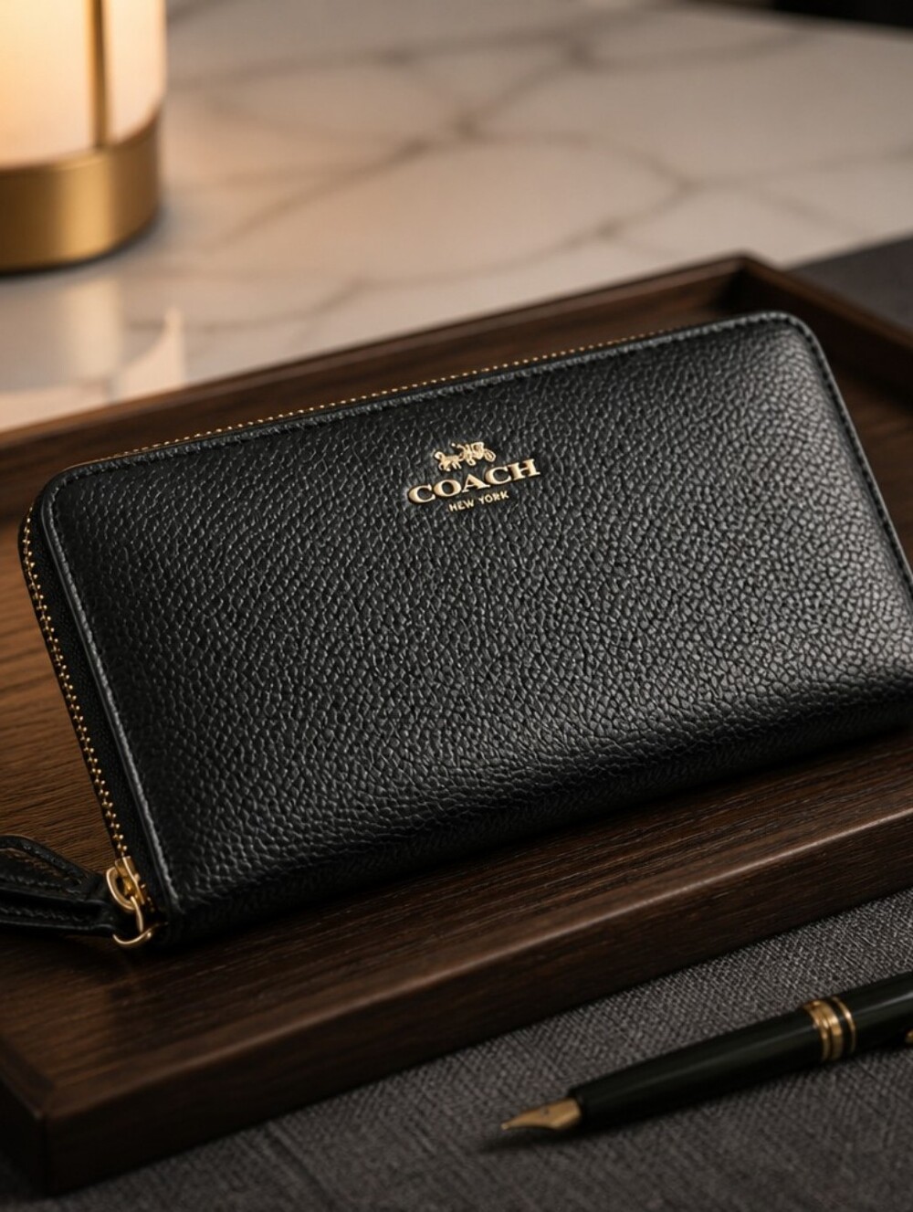 Coach Double Zip Wallet Wristlet